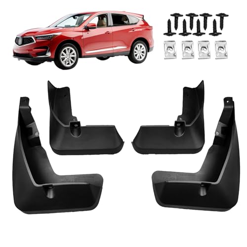 Image of Mud Guards Flaps Splash Fit for Acura RDX 2019-2024 Accessories - Front and Rear Splash Guards No Drilling Mud Guards Accessories
