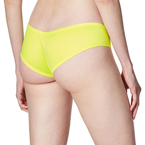 BodyZone Women's Super Micro Panty, Neon Yellow, One Size