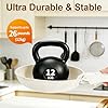 XFKJOR Removable Pot and Pan Handle - Detachable Cookware Handle with Quick-Release Button, Space-Saving Universal Handle for Most Cookware, Sturdy & Durable, Ivory White, 2 Pack #3