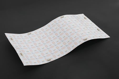 4PCS Soft LED Backlight Sheet 75W RGB+CCT Backlit Flexible cuttable19X9.5 inch for Translucent countertop Indoor