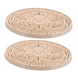 Attrait classique de la ferme : la décoration murale en bois sculpté s'harmonise sans effort avec les thèmes de décoration murale de la ferme, garantissant que votre espace est confortable, accueillant et naturellement élégant, décorations en bois sculpté, applique en bois sculpté pour tête de lit