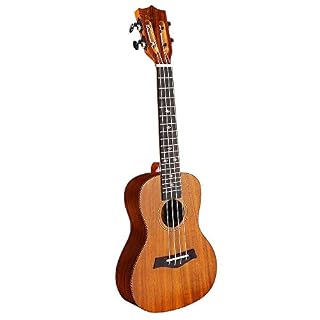 Cxraiy-HO Guitare 24 Pouces Guitare Ukulele KOA Bois avec Tiger Bandes Ukulele for Les débutants avec Sac et Cordes… - Les Beatles, Paul McCartney, John Lennon, RIngo Starr, George Harrison