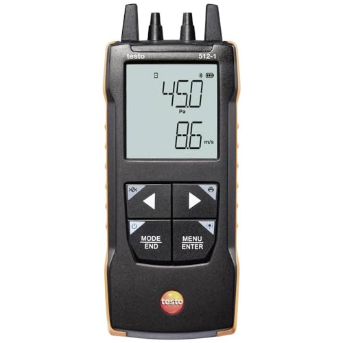 testo 512-1 – Digital differential pressure measuring instrument with App connection