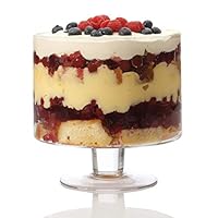 Maxwell & Williams Diamante Footed Trifle Bowl 20cm Gift Boxed