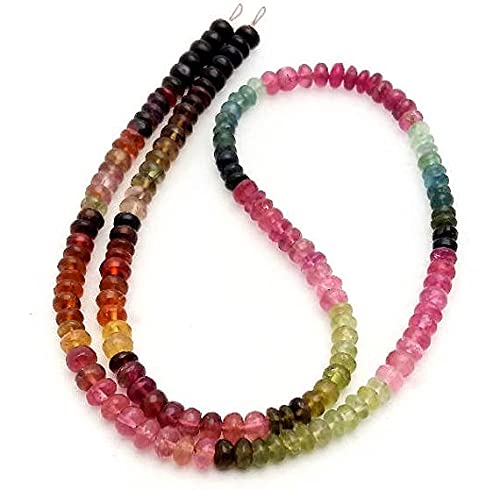 Multi Tourmaline perles naturelles 3.5mm-4mm achat de pierres fines