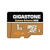 [Recuperación de datos gratuita de 5 años] GIGASTONE Tarjeta Micro SD de 1 TB, cámara 4K Extreme MAX Series Velocidad de hasta 160 MB/s, compatible con, Gopro, DJI, REDTIGER Rove VIOFO VANTRUE Dash
