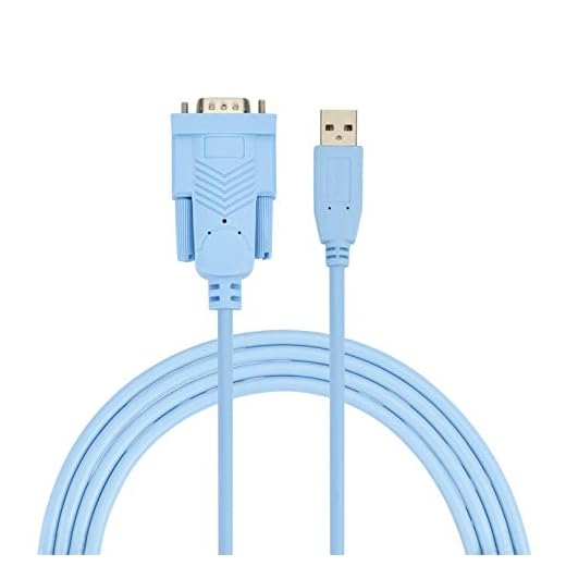 AGS detaljhandels USB till RS232-adapter med FTDI chipset 1,8 m USB 2.0 till RS232 hane DB9 seriell omvandlingskabel