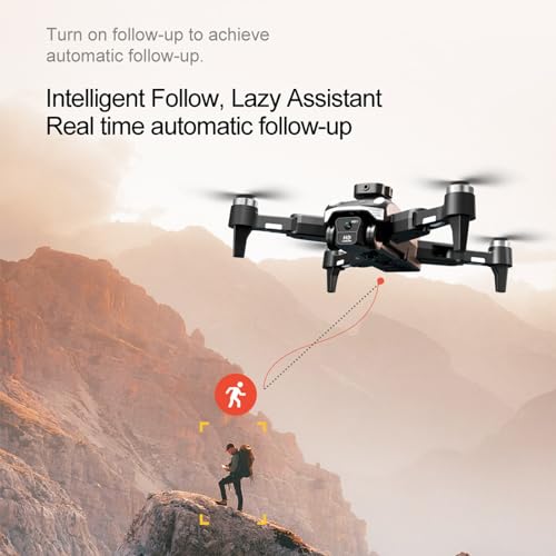 Drone with Camera, Brushless Motor Mini Drone RC Quadcopter with Altitude Hold, Headless Mode Portable Foldable Drones with Carrying Case - Image 6