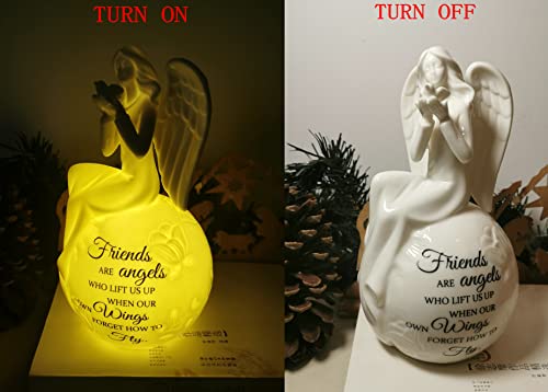 Ceramic Angel With Lighting For Friends Classmates And All Person You Loved… #TOP3