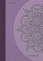 Dot Notebook B6: Purple, Mandala Design, Softcover, Dotted Grid, Numbered Page, Small, Journal (Journal Notebook Dots) 1727751639 Book Cover