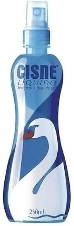 Sal Cisne Líquido Spray 250ml – Sal de Cozinha com Borrifador, Prático e Econômico para Temperar Alimentos, Pipoca e Saladas
