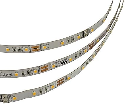 12-Volt High Output UL 16.4-Feet Flexible LED Strip with 300xSMD2835 48-Watt, White 5000K, 20106WH