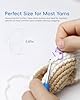 100PCS Crochet Stitch Markers by Flickzo – Locking Stitch Markers with Storage Case, Plastic Safety Pins for Knitting & Crochet, Colorful Yarn Accessories for Crochet Tools & Supplies #1