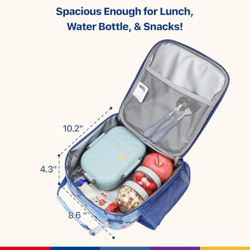 Bagseri Kids Lunch Box for Boys – Insulated Toddler Lunch Ba...