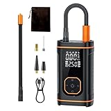 Tragbarer Reifenfüller - Leistungsstarkes Zweiradzubehör mit Akku,Pkw Reifenkompressor Für Auto Motorrad Fahrrad,Für Auto Motorrad Fahrrad und Sportbälle