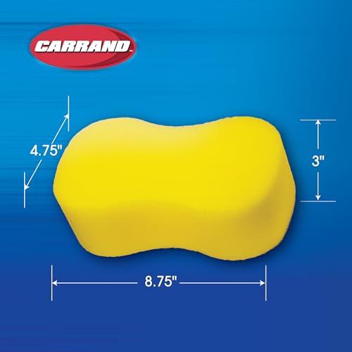 Carrand 40102 8.75" x 4.75" x 3" Giant Bone Sponge, Durable, Yellow - Thumbnail 2
