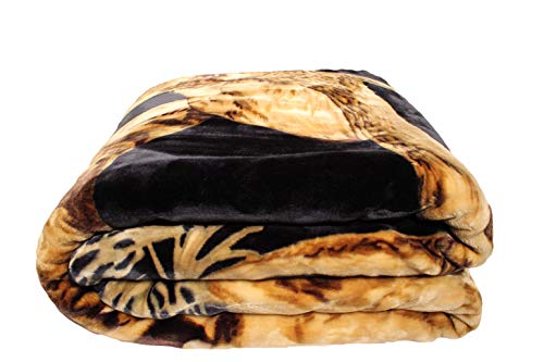 New Solaron Queen Size Deer Navy Korean Mink Blanket #TOP5