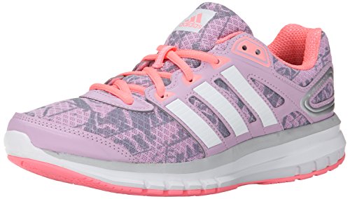 adidas Performance Women's Duramo 6 W Running Shoe, Light Orchid/White/Light Flash Red, 10 M US