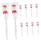 Artibetter Blumen-Toilettenseife Schwimmring Muschel 10 Stück Kunstblumen Muttertagsstrauß Festival Toilettenseife Blumenstrauß Kunstblumen Rose Nelke Rose Kunstblumen