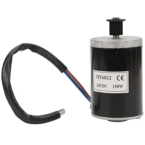 ブラシモーター DC高速モーター 金属ベルト 滑車が付き MY6812 150W 24V DC 2750Rpm 電動スクーター/電動自転車などに適用