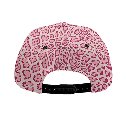 Jiexute Animal Leopard Print Baseball Cap For Women Pink Caps Adjustable Dad Hat Fashionable Casual Summer Hats #TOP4