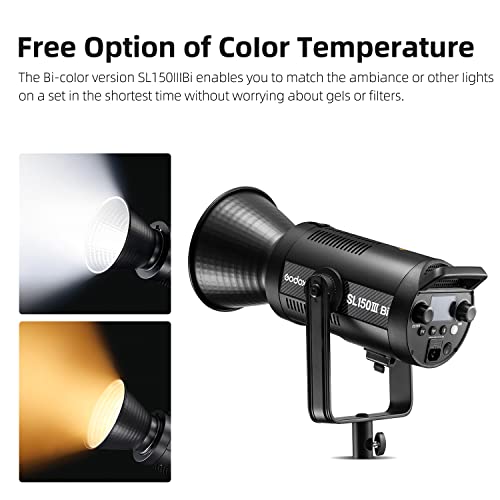 Ficha técnica Godox SL150IIIBi 160W Luz Video LED Temperatura Color Dual 2800K-6500K Ajuste Brillo 0-100 Control Aplicación Montaje Bowens Adecuado para Estudio Naturaleza Muerta Grabación Video - Fernando Cortés