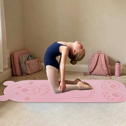 Esterilla de yoga para niños gruesa: el tapete de animales que evita golpes en suelos duros 3