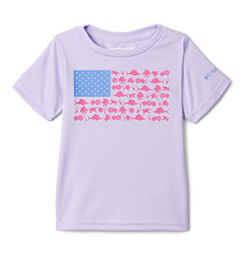 Image of Columbia Girls' Tidal Tee PFG Fish and Friends Flag Short Sleeve