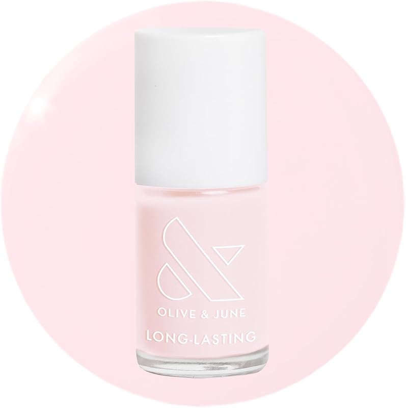 Long Lasting Nail Polish, Strawberry Scone | Plump gel-like finish, no lamp needed; 15-free, vegan, cruelty-free, chip-resistant; lasts up to 10 days; salon quality