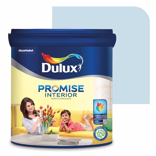Image of Dulux Promise Interior Emulsion Paint (10L, Skier'S Trail) | Brighter & Longer-Lasting Colors | Rich Finish | Chroma Brite Technology | Anti-Chalk | Water-Based Acrylic Paint