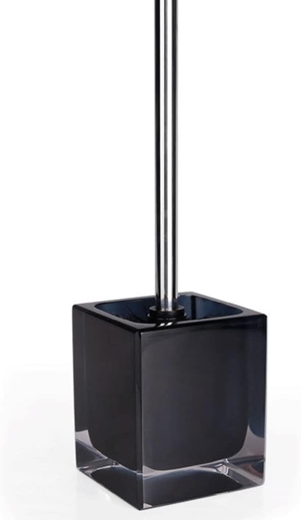 Toilet brushes Bathroom cleaning brush,toilet brush,Toilet Brush Toilet Brush and Holder Set，Glass Square Dome Toilet Bowl Brush，Decorative， standing，Heavy Duty Cleaning Toilet Scrub Brush Upgraded