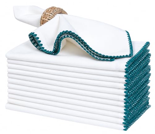 Bedding Craft Servilletas de Tela Pack de 12 18x18 miniatura 1