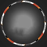  Moto jante stickers autocollant réfléchissant Kit Pour HON&DA REPSOL HRC CB190R CBR250RR/400 accessoires de moto réfléchissants autocollant de roue autocollants de moyeu 17 pouces bande de bande de ja