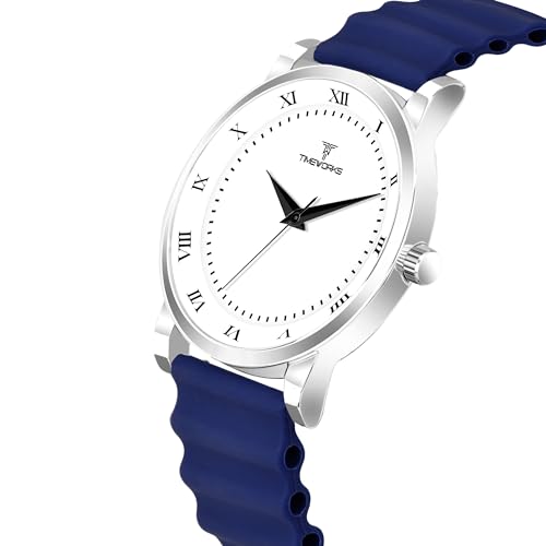Image of TIMEWORKS Designer Round Dial Watch Silicon Changeable Smart Watch Strap with Smart pin Men's & Boy's Watch BG-408