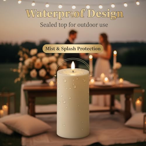 ANGELLOONG Flickering Flameless Candles, Battery Candles with Timer by ANGELLOONG - Image 3