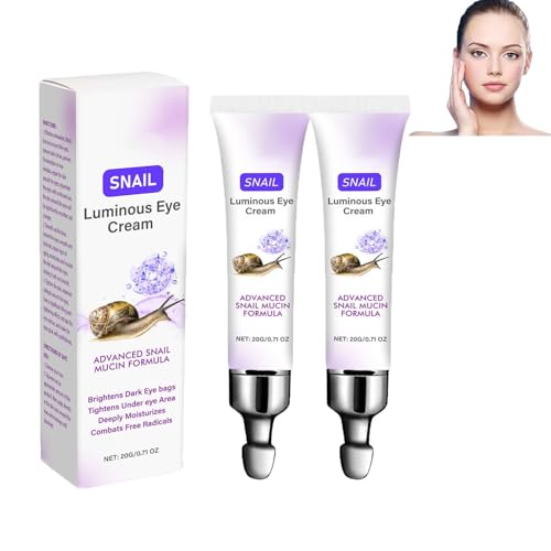 Crema para ojos, caracol, ojeras, crema para ojos contra arrugas y ojeras, crema para los ojos contra las bolsas de los ojos, suero para los ojos, alivia las arrugas y las ojeras para todos los tipos