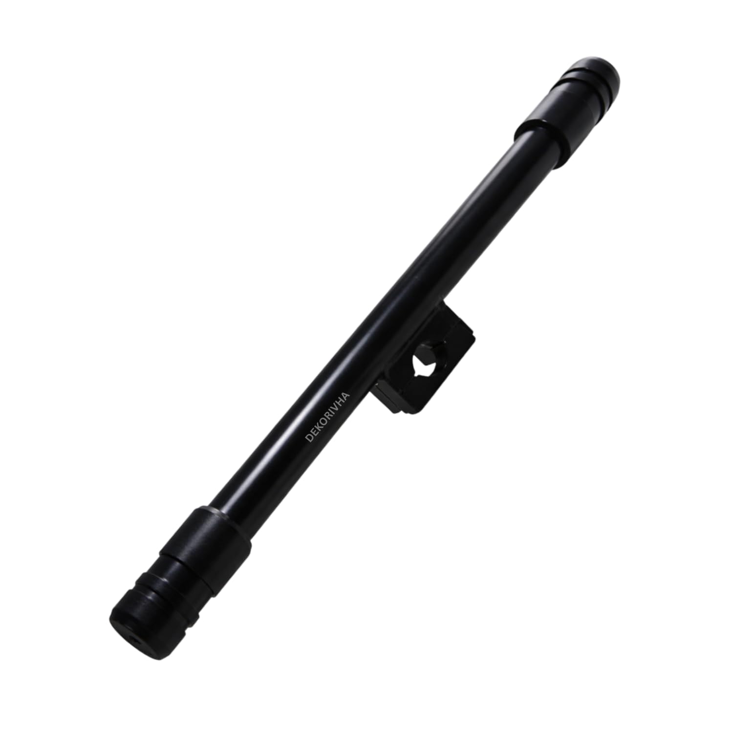Base Ball BAT Single Rod Leg Guard- Openable DECO-LGB013 Heavy Duty Stylish Safety Protector Bat Leg Guard/Crash Guard Black for Royal Enfield- Bullet, Standard, Electra & Classic 350 & 500-image-4