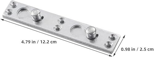 Miniatura 5 de 12 piezas de conectores de repuesto de cama, accesorios de bisagra de conexión, accesorios de bisagra de reparación de muebles, percha de riel de