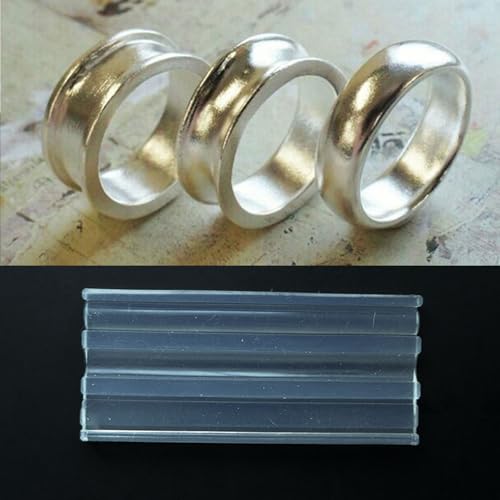 Flexible Silver Clay Rings Mold Professional Silicone for Silver Clay Enthusiasts