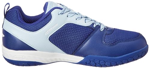 Image of Li-Ning Unisex-Adult Ultra Speed Non-Marking Badminton Shoe|Indoor Sports|Stability Heel, Prototypical Sole, Lightweight Shoe (Navy Blue /Light Blue,UK 4)