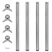 Produktbild vidaXL 4X Tischbein Höhenverstellbar 870mm Ø60mm Tischbeine Tischfüße Stützfuß
