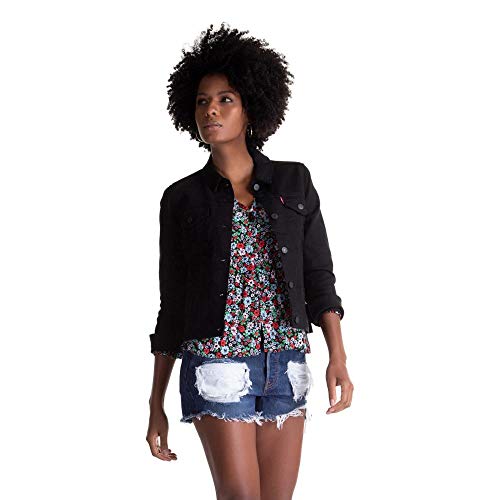 Levi's Women's Original Trucker Jacket, Black and Black, X-Small by Levi's - Used condition - US$89.50