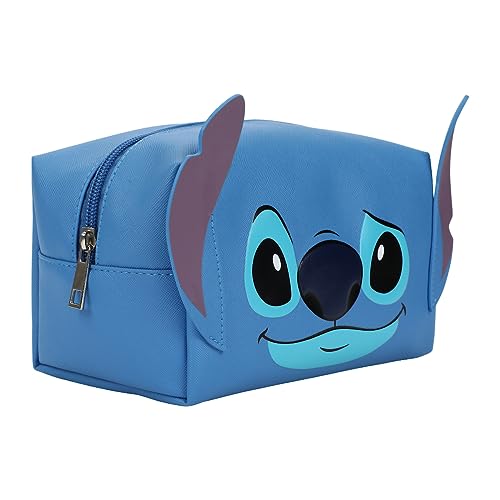 Lilo & Stitch Stitch Face Cosmetic Bag With 3D Ears3