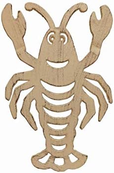 Aged White Cast Iron Lobster Trivet 11" - Sea Theme Decor - Beach Decor