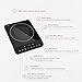Empava Portable Induction Hot Plate Cooktop, Single 1 Burner Countertop Cooker, 3 Preset Modes, Shatter-proof Flat Glass Top, 110~120 Volt Plug in Electric Stove for Kitchen, Outdoor Camping, RV