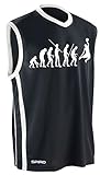 Basketball - Evolution ! Trikot Tank ohne Hose Shirt schwarz Gr.4XL