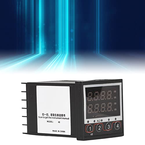Contador de Tempo Digital, 100‑240VAC Saída de Alarme de relé Autônomo Temporizador Digital Multifun