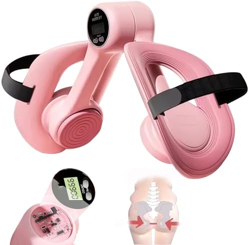 Pelvic Floor Exercise Devices, 360°Adjustable Pelvic Floor Muscle Trainer with Led Display, Leg Straps, Kegel Trainer for Postpartum Rehabilitation, Home Fitness Equipment for Hip, Leg, Arm image 5