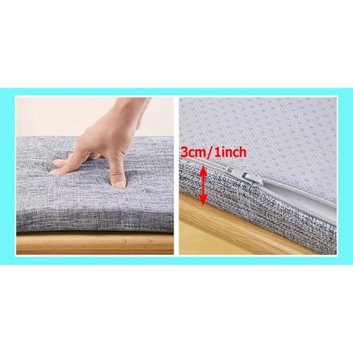 Coussin de sol en coton 50x76 cm pour chaise de terrasse