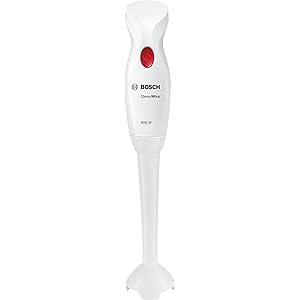 Bosch Elettrodomestici MSM14000 CleverMixx Frullatore ad Immersione, 400 W, 50 Decibel, Plastica, Rosso